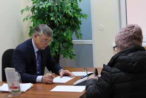 Управляющий ОПФР по Тамбовской области провел личный прием граждан