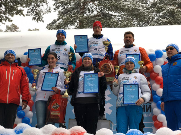 Сотрудники ГУФСИН России по Кемеровской области заняли три первых места в открытой всероссийской массовой лыжной гонке «Лыжня России» 2020 года