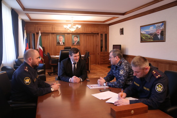 Начальником УФСИН проведена рабочая встреча с министром образования и науки Чеченской Республики
