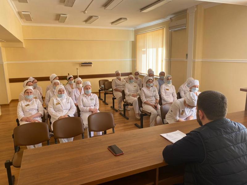 Изменения пенсионного законодательства рассмотрели на встрече с коллективом ГБУ "Детская клиническая больница №2 г. Грозного"