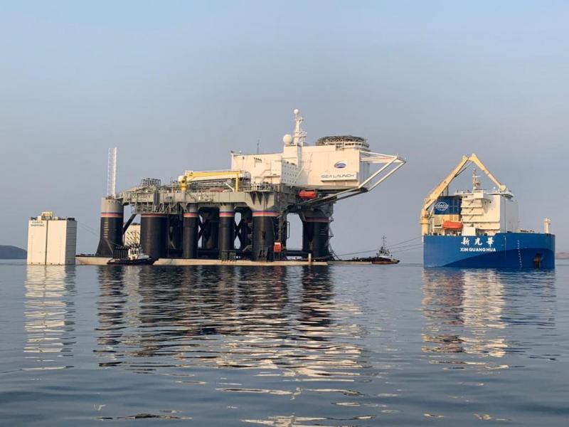 FESCO обеспечила агентское обслуживание судна,  доставившего платформу космодрома «Морской старт» в Приморье