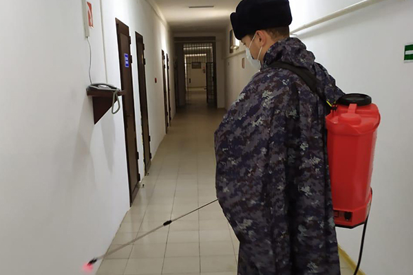 В УФСИН России по Чеченской Республике принимаются меры по профилактике коронавирусной инфекции