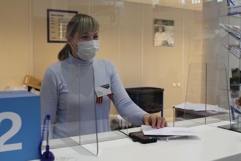 D саранских отделениях Почты России установлены защитные экраны для безопасности клиентов и операторов