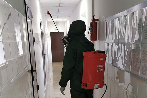 В УФСИН России по Чеченской Республике продолжаются санитарно-противоэпидемические мероприятия