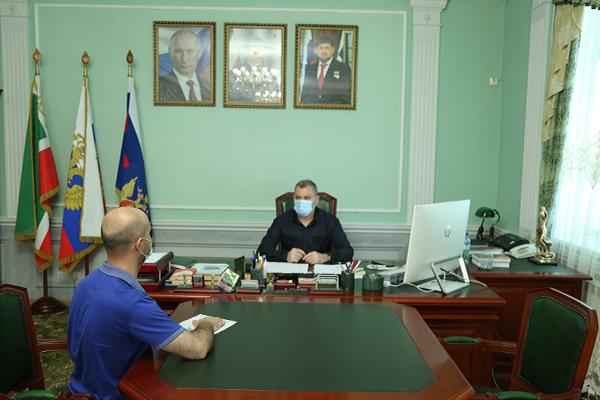 Начальник УФСИН России по Чеченской Республике провел прием граждан по личным вопросам