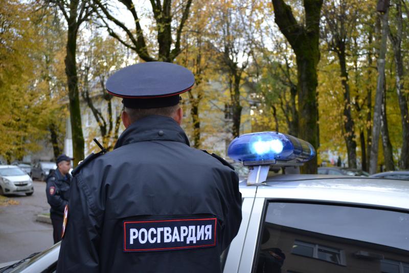 В Великом Новгороде сотрудники Росгвардии эвакуировали жильцов дома, в котором произошел пожар