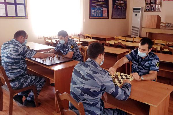 В колонии-поселения № 9 прошел шахматный турнир среди сотрудников учреждения