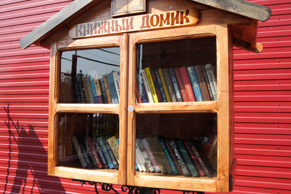 В рамках проходящей Всероссийской акции «Твои друзья-книги» в ИК-1 изготовили	уличную мини-библиотеку