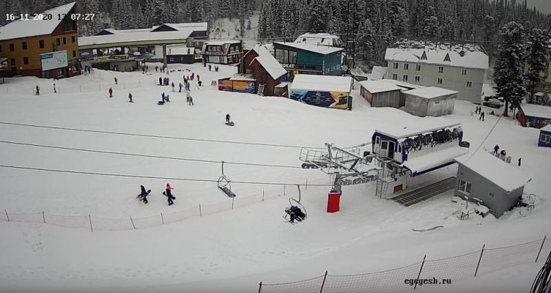 К началу горнолыжного сезона в Шерегеше установили 9 новых веб-камер