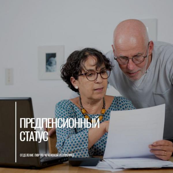 ОПФР по Чеченской Республике информирует жителей региона, что подтвердить статус предпенсионера можно без визита в клиентскую службу