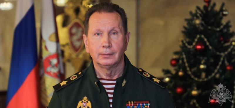 Директор Росгвардии генерал армии Виктор Золотов поздравил личный состав ведомства с наступающим новым годом и рождеством