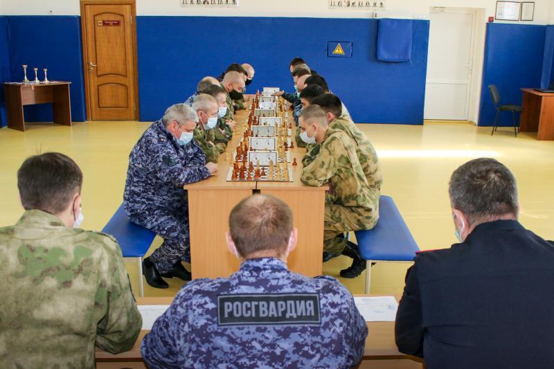 На Ставрополье состоялся чемпионат по шахматам среди росгвардейцев