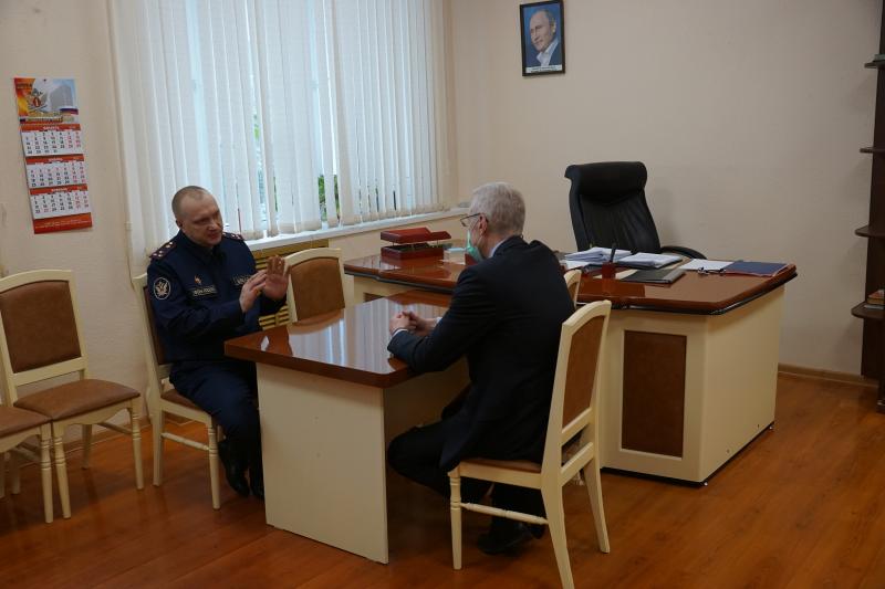 Начальник УФСИН России по Магаданской области встретился с Уполномоченным по правам человека в регионе.