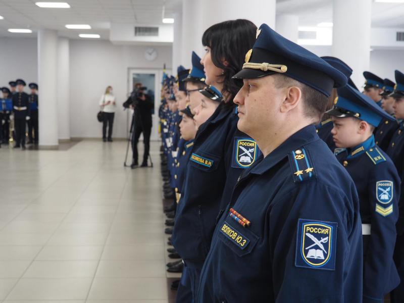 Врио начальника Управления Росгвардии по Чувашской Республике принял участие в церемонии принятия присяги Чебоксарских кадетов