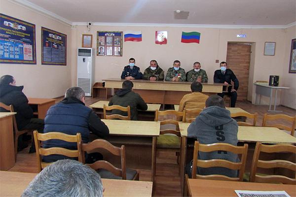 В учреждениях УИС Дагестана прошли мероприятия, посвященные Дню защитника Отечества