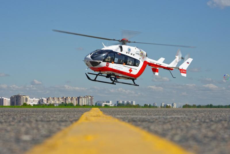 Московский авиационный центр организовал дежурство санитарного вертолета при ГКБ № 20 имени А.К. Ерамишанцева