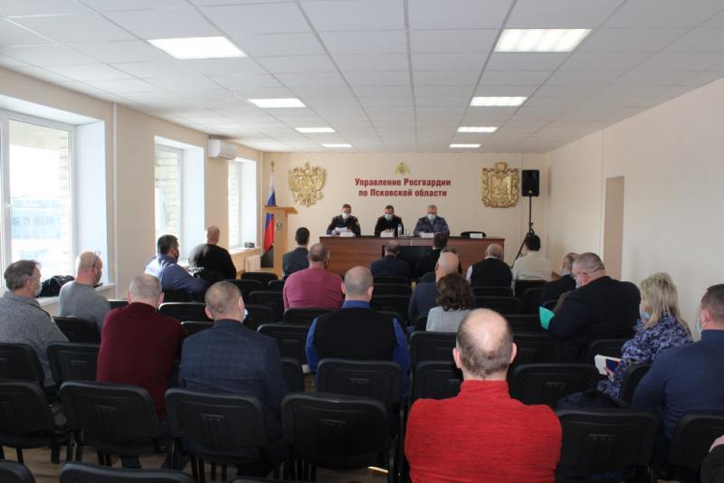В Пскове прошло совещание Координационного совета по вопросам частной охранной деятельности