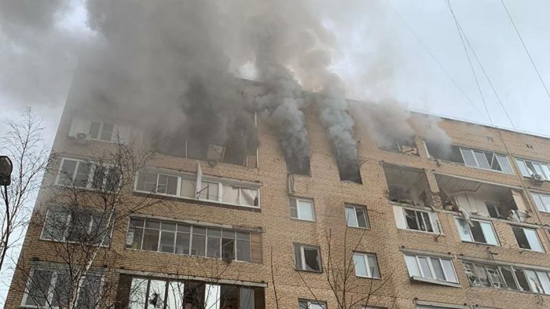 В девятиэтажном доме в Химках произошёл взрыв газа