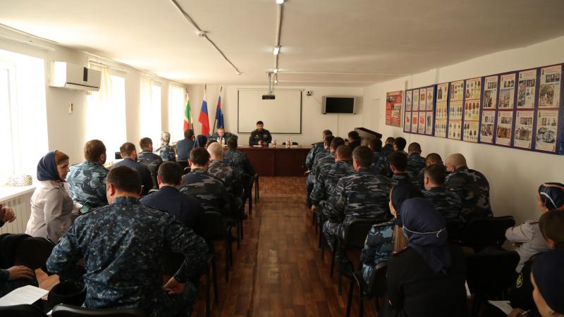 В ФКУ ИК-2 УФСИН России по Чеченской Республике состоялось совещание по подведению итогов деятельности учреждения за 1 квартал 2021 года