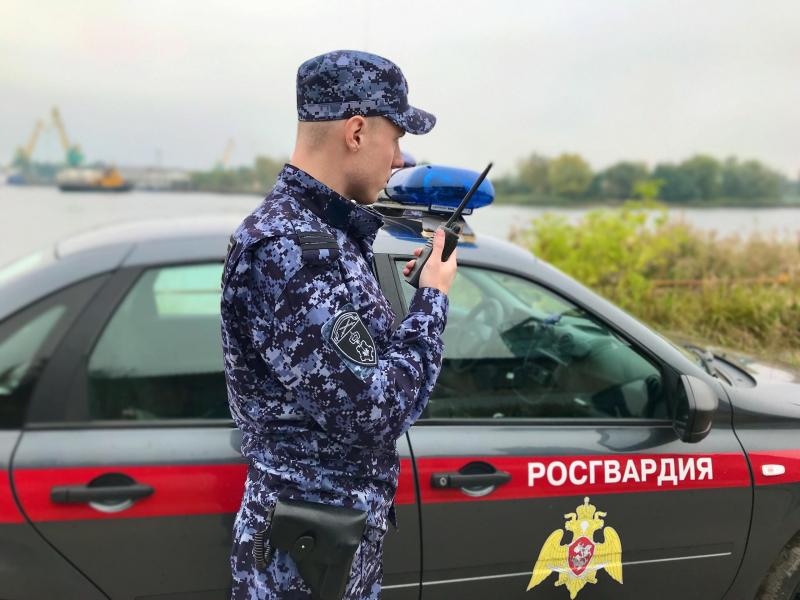 В Калининградской области сотрудниками Росгвардии пресечено девять административных правонарушений