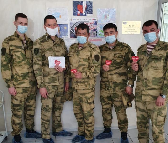 В Оренбурге военнослужащие Росгвардии приняли участие в акции «Я — донор»