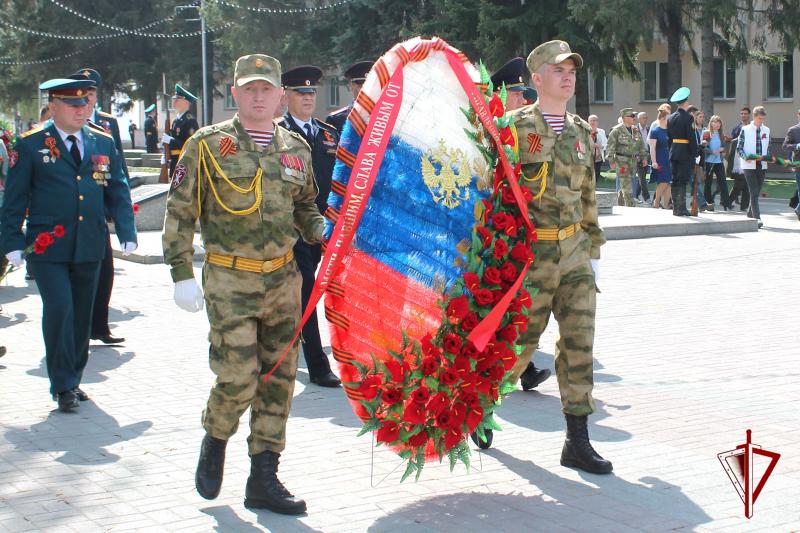 В Зауралье росгвардейцы принимают участие в памятных мероприятиях, посвященных 76-й годовщине Победы в Великой Отечественной войне
