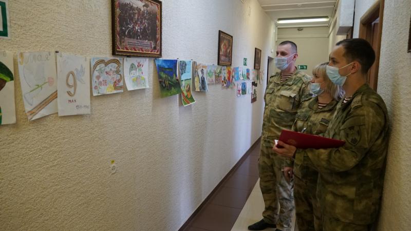 В Управлении Росгвардии по Псковской области подвели итоги конкурса детского рисунка