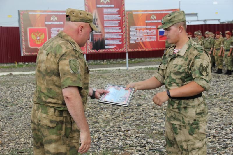 В ОГВ(с) поздравили военнослужащих специального назначения с окончанием служебной командировки