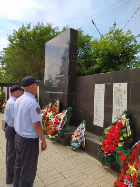 В подразделениях Росгвардии на Южном Урале проходят мероприятия, посвященные Дню памяти и скорби