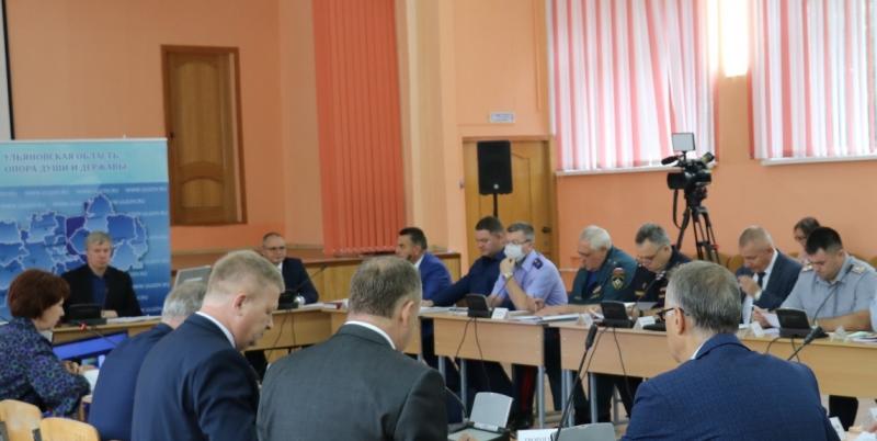 Начальник Управления Росгвардии по Ульяновской области принял участие в заседании антитеррористической комиссии