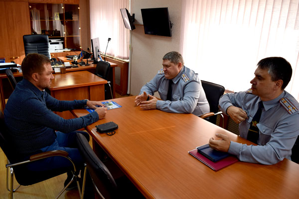 Начальник рязанского УФСИН провел рабочую встречу с директором  строительной компании
