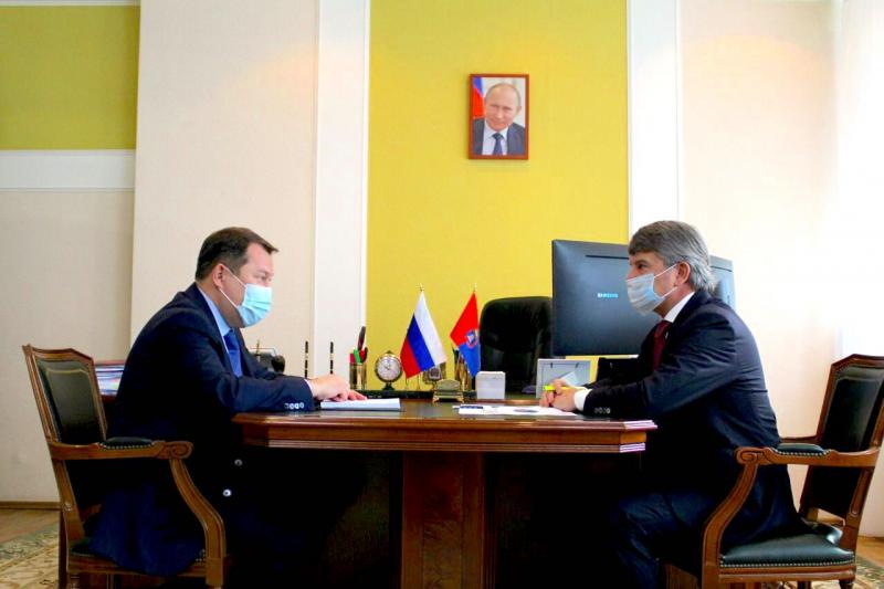 Максим Егоров и Игорь Маковский обсудили перспективы развития электросетевого комплекса Тамбовского региона