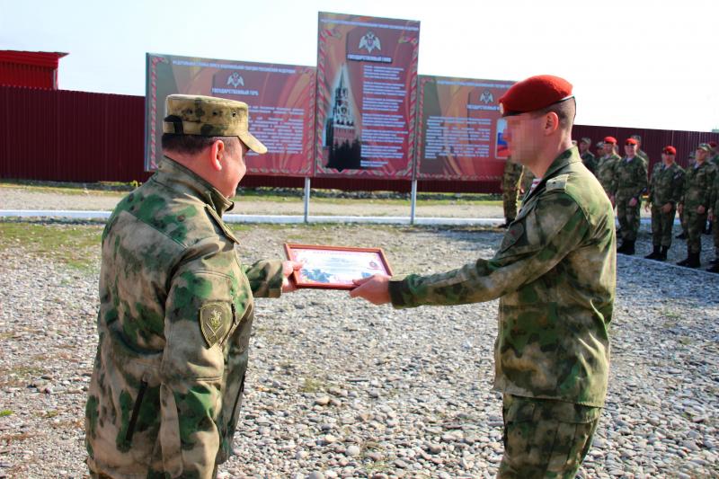 В ОГВ(с) поздравили военнослужащих отряда спецназначения с окончанием служебной командировки