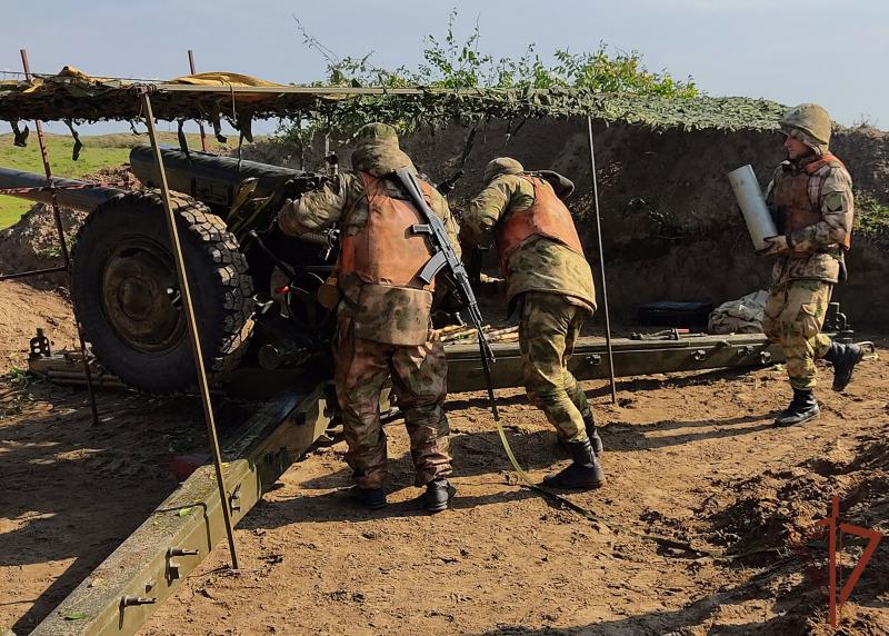 В Чеченской Республике завершилось тактическое учение артиллерийского полка с боевой стрельбой