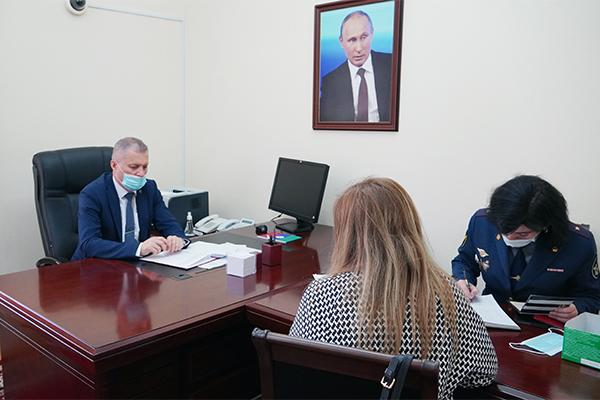 Начальник УФСИН Андрей Поляков провел прием граждан в приемной Президента Российской Федерации