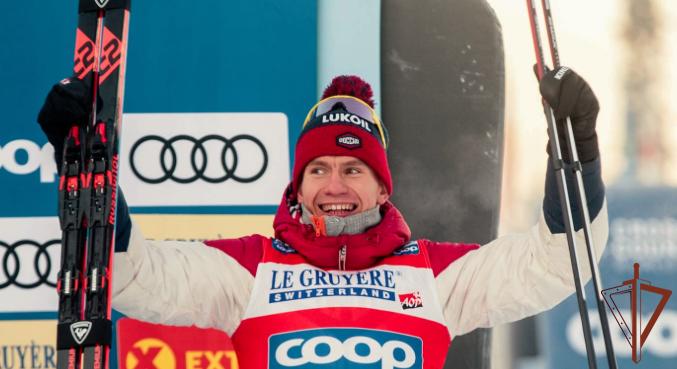 Офицер Росгвардии занял третье место на первом этапе Кубка мира по лыжным гонкам