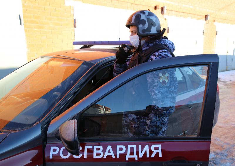 В Саранске сотрудники Росгвардии задержали гражданина  по подозрению  в мелком хищении