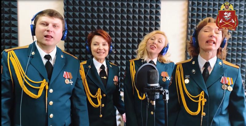 Ансамбль песни и пляски Приволжского округа Росгвардии записали видеоролик в поддержку олимпийской сборной России