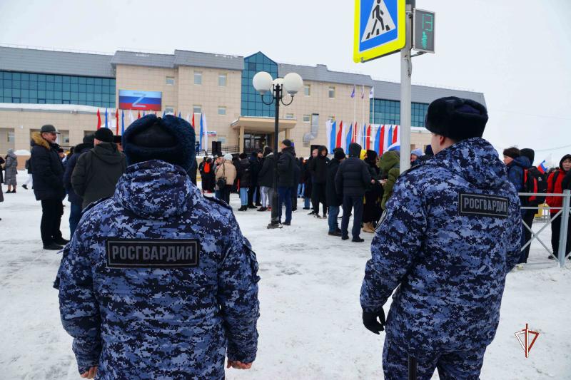 Росгвардия обеспечила безопасность празднования Крымской весны на Ямале