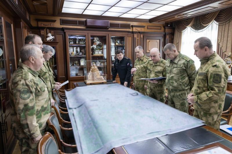 Генерал армии Виктор Золотов провел рабочее совещание по участию Росгвардии в специальной военной операции