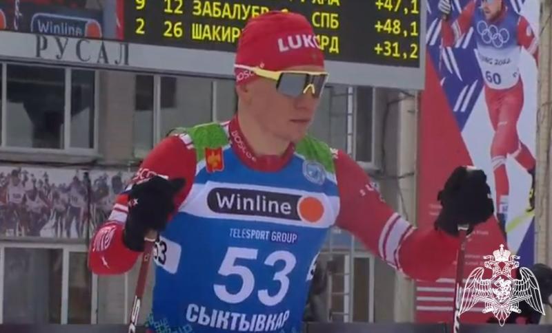 Офицер Росгвардии завоевал «золото» в раздельной лыжной гонке Чемпионата России
