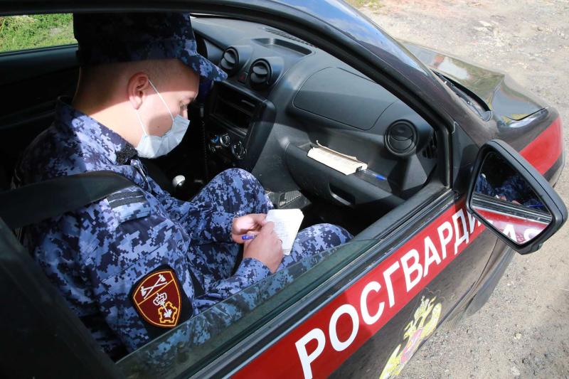 По подозрению в совершении противоправных действий в Саранске росгвардейцы задержали гражданина