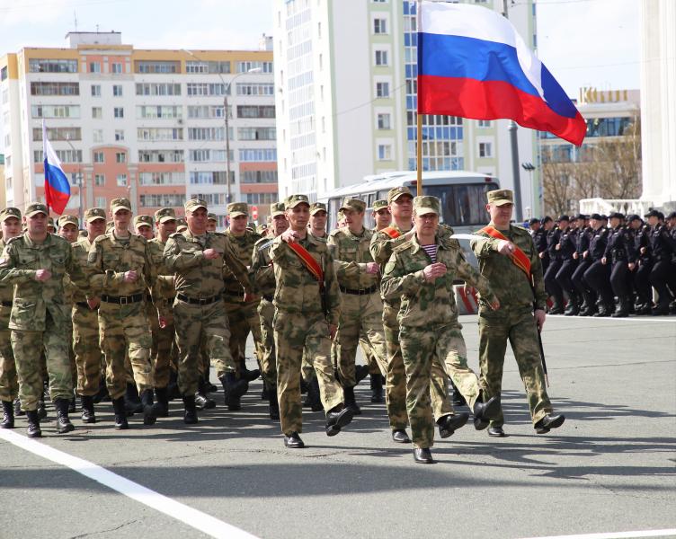 В Мордовии военнослужащие Росгвардии готовятся к параду Победы