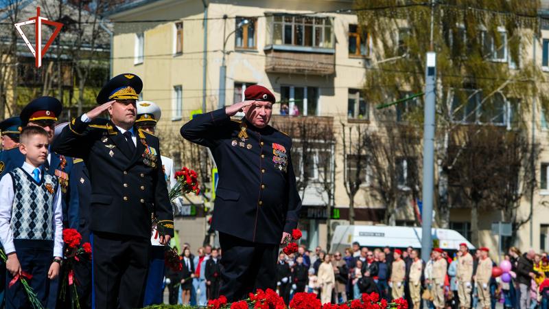Сотрудники и военнослужащие Управления Росгвардии по Республике Марий Эл почтили память павших в Великой Отечественной войне