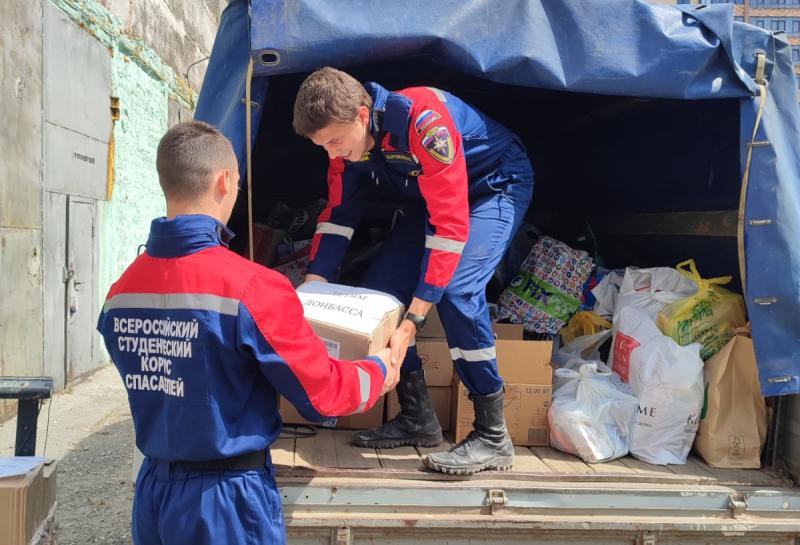 Более 1000 кг гуманитарной помощи детям ДНР и ЛНР собрали в Алтайском педуниверситете