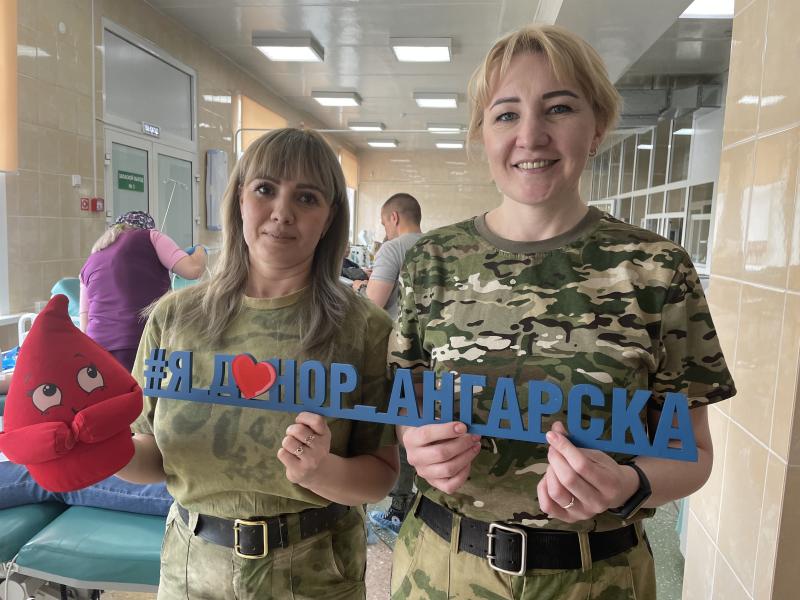 Росгвардейцы из Иркутской области сдали кровь для детей Донбасса