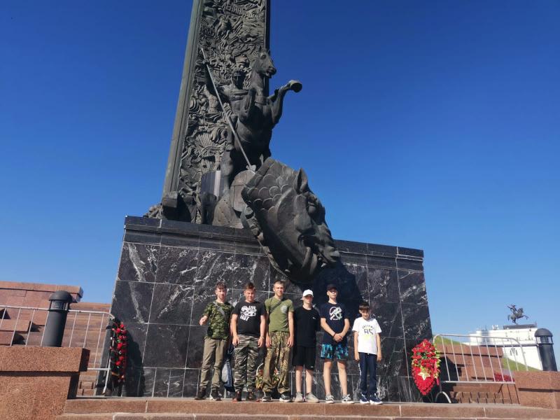 Тамбовские воспитанники «Гвардейской смены» принимают участие в патриотических сборах в Подмосковье