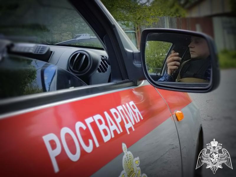 В Курске росгвардейцы задержали подозреваемую в нанесении ножевого ранения