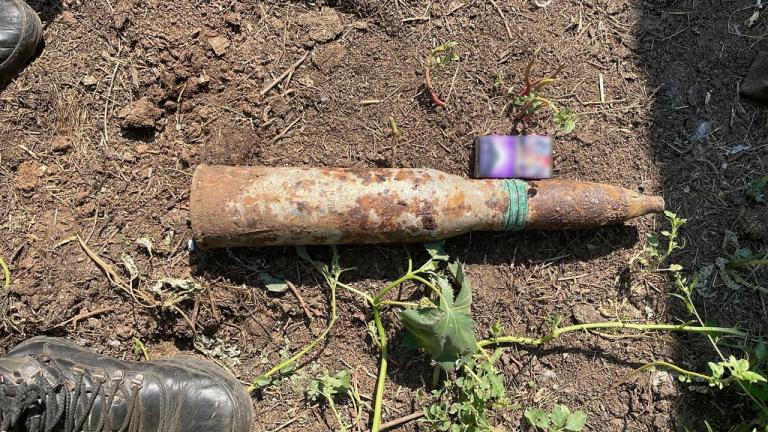 Взрывотехники Росгвардии в Оренбуржье обезвредили обнаруженный местными жителями артиллерийский снаряд