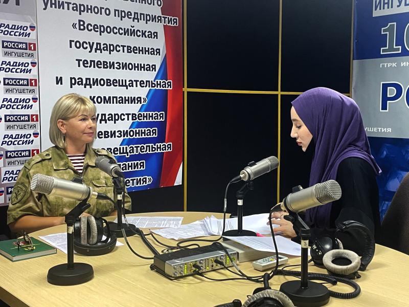 В Ингушетия продолжается ведомственная радиорубрика «В эфире Росгвардия»